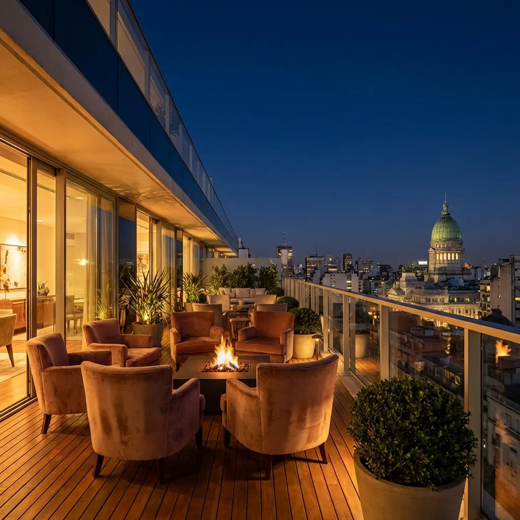 Detalle arquitectónico de edificio en Buenos Aires